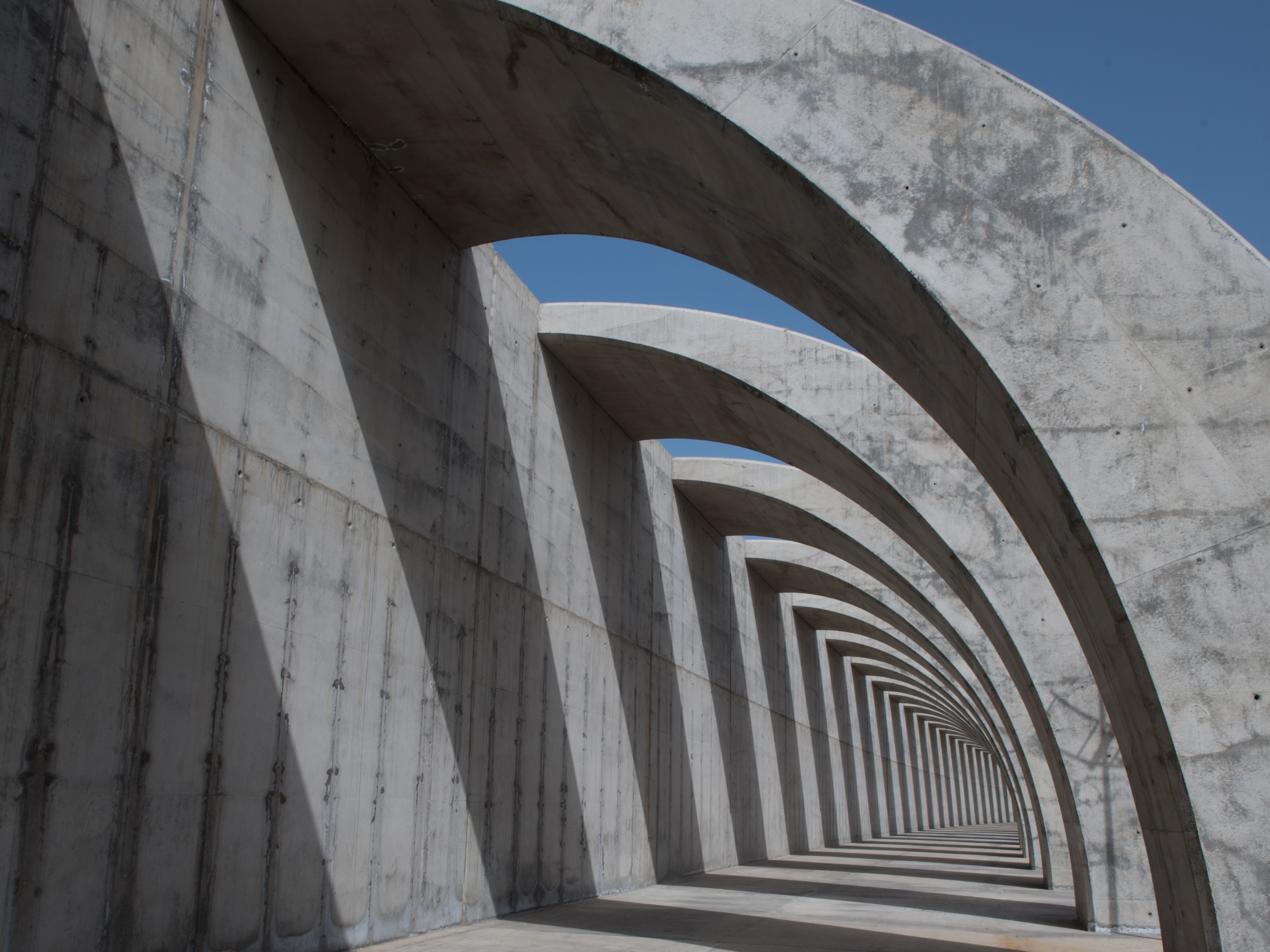 Architecture concrete bridge