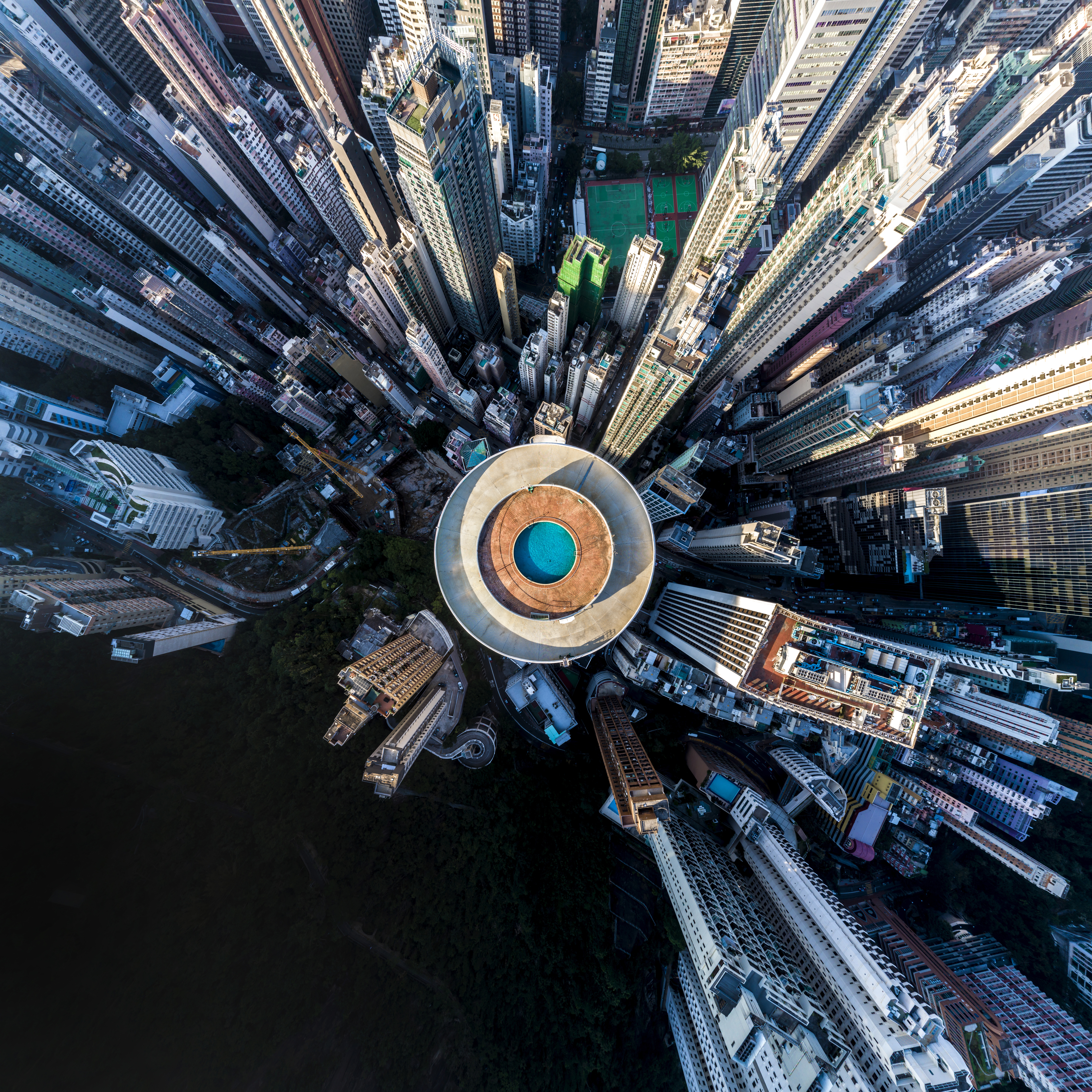 City seen from above